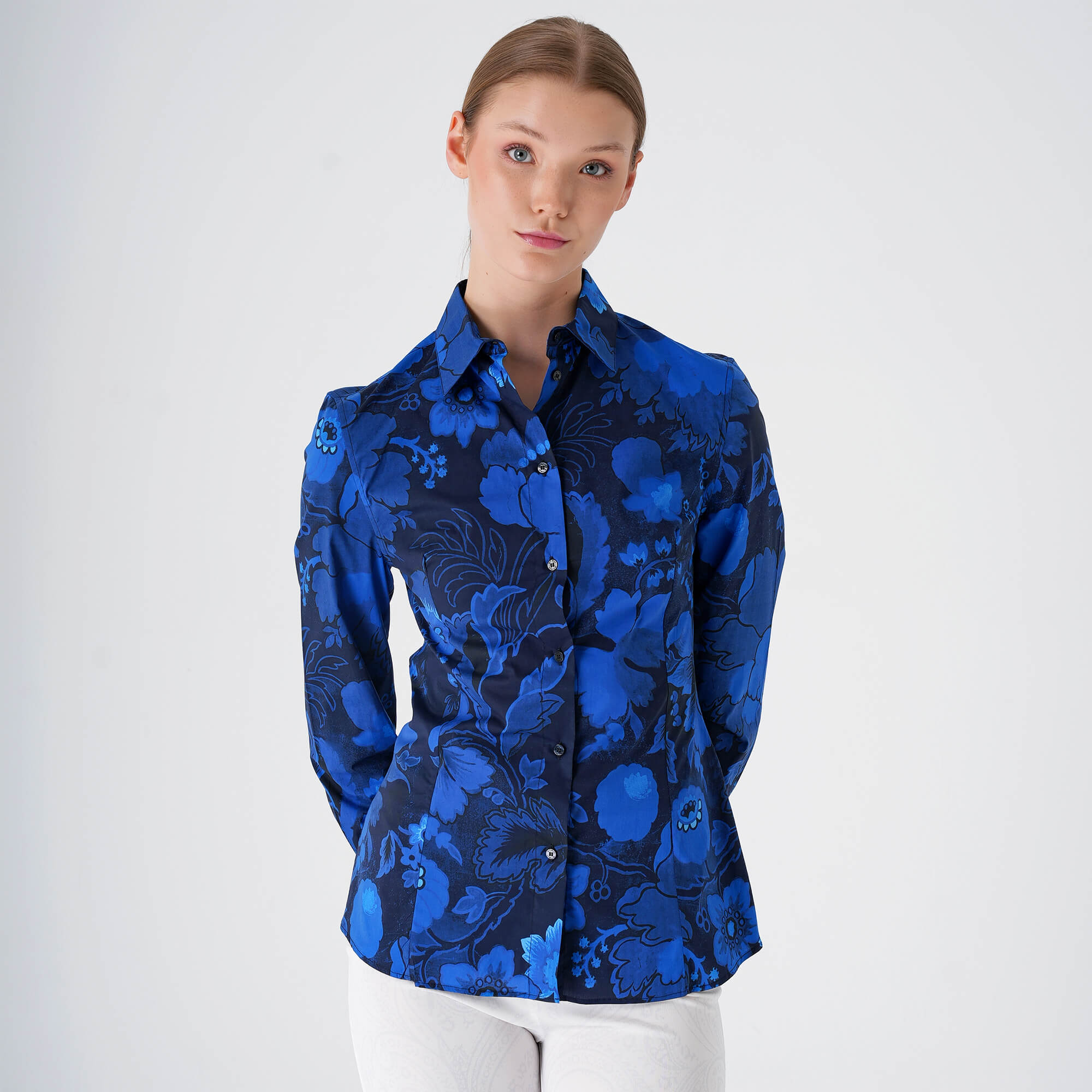 Etro - Blue Floral Print Shirt